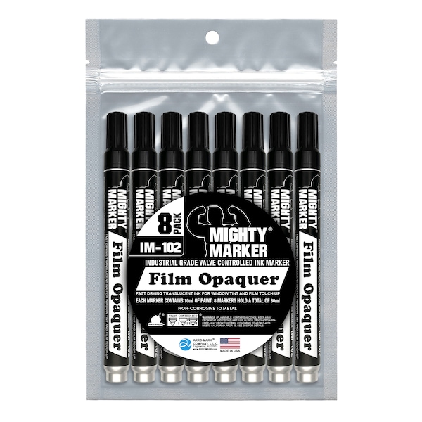Mighty Marker IM-102 Film Opaquer, Black Color Family, 8PK 01102 - main